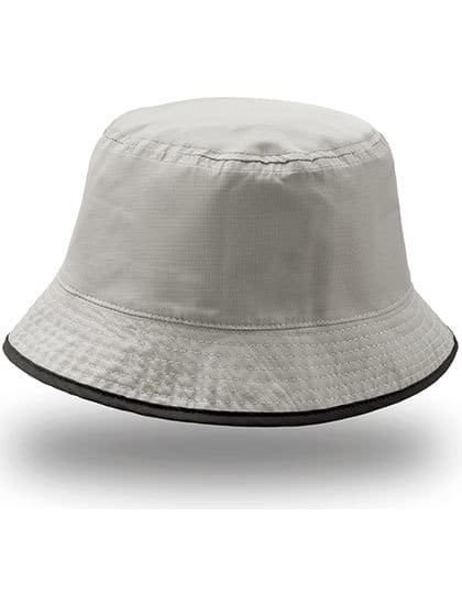 Atlantis Bucket Pocket Hat Black Grey ONE SIZE