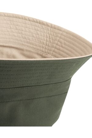 Beechfield Reversible Bucket Hat Olive Green Stone L/XL