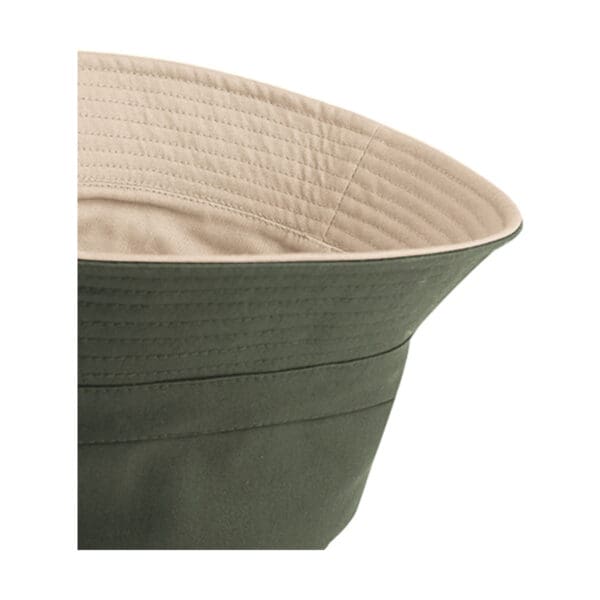 Beechfield Reversible Bucket Hat Olive Green Stone L/XL