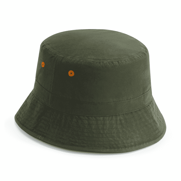 Beechfield Recycled Polyester Bucket Hat Olive Green L/XL
