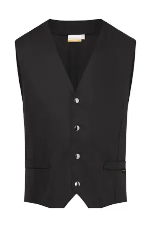 Karlowsky Men`s Waistcoat Kai Black 3XL