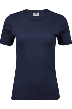 Tee Jays Ladies` Interlock T-Shirt Navy 3XL