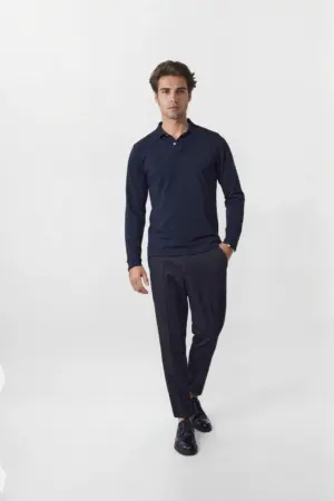 Stretch Premium Polo LS