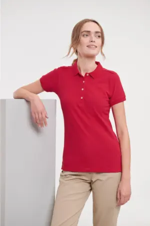 Ladies Fitted Stretch Polo
