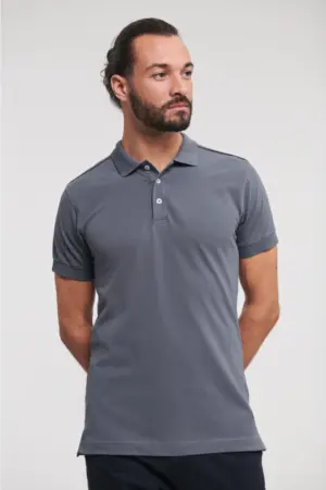 Men's Fitted Stretch Polo